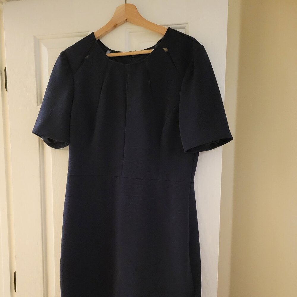 Badgley Mischka Formal Navy Blue Dress Size 14